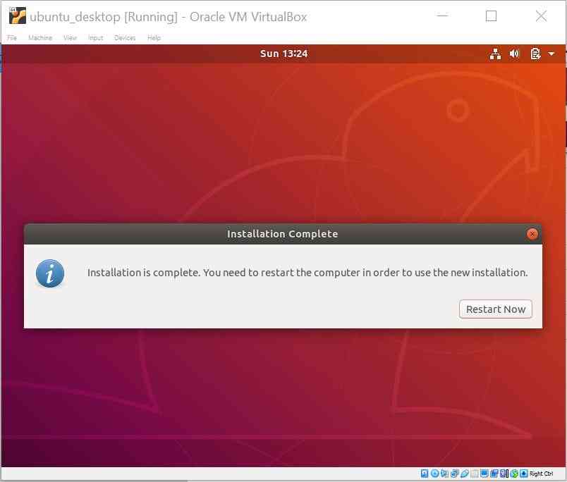 Installation completes (Source: iNNovationMerge)