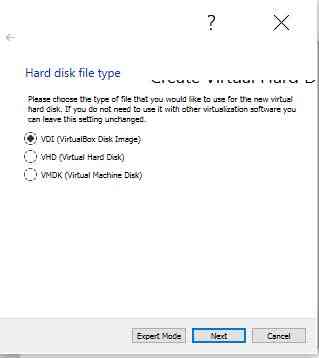 Hard disk file type (Source: iNNovationMerge)