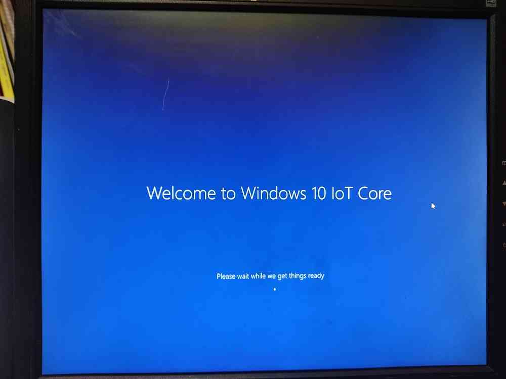 Boot started