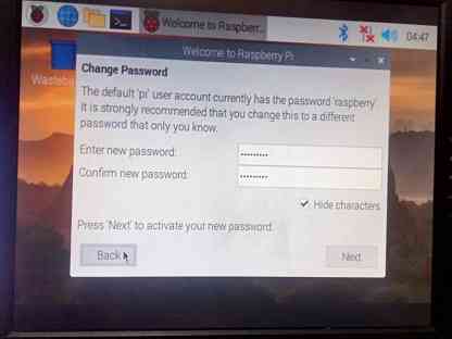 Change password
