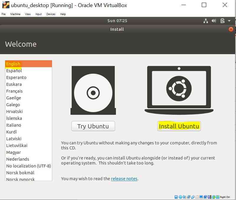 Install Ubuntu (Source: iNNovationMerge)