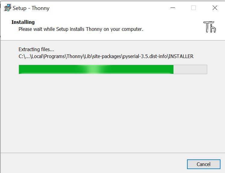 Install Thonny IDE