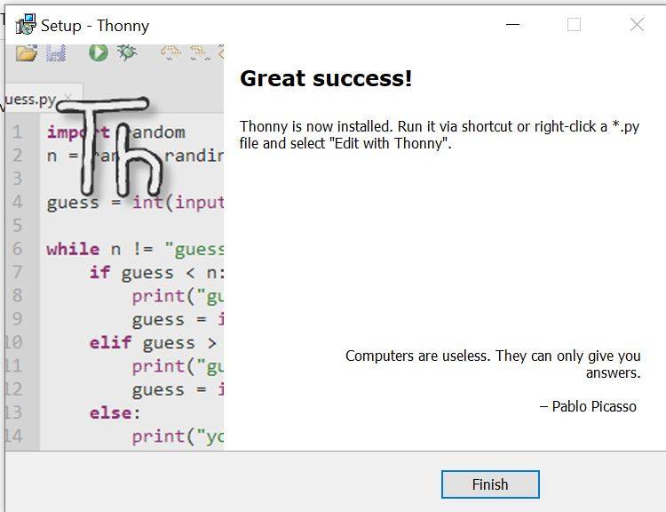 Install Thonny IDE