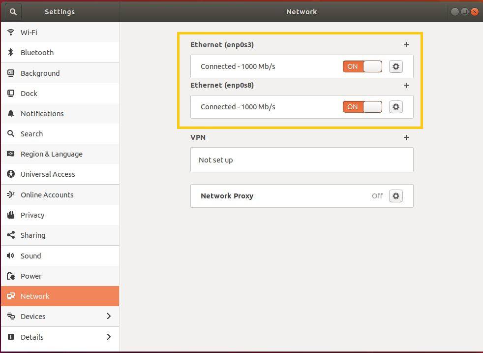 Network settings (Source: iNNovationMerge)